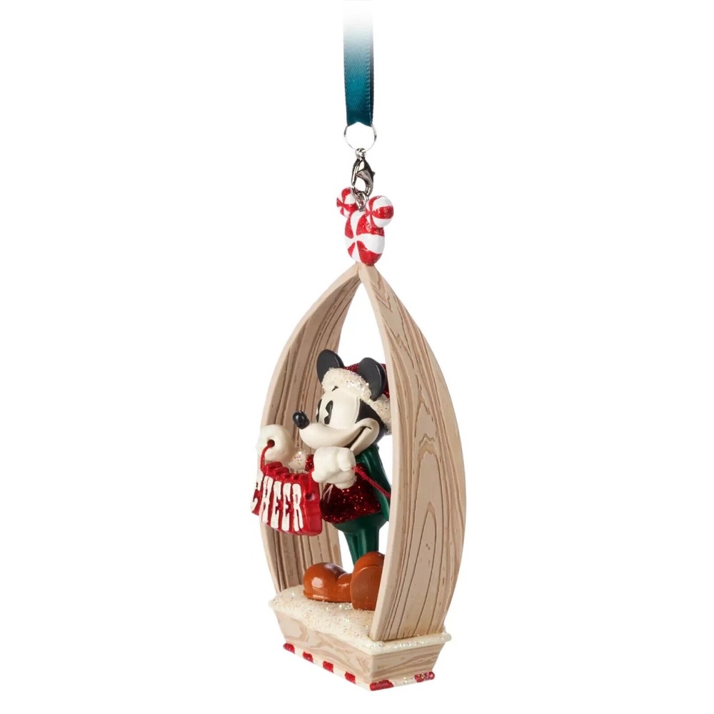 Disney Mickey Mouse Holiday Cheer Sketchbook Christmas Ornament - NEW - Picture 2 of 3
